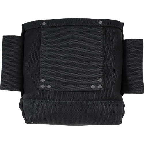 Phantom Collection Nut & Bolt Bag with 2 Sleeves, Canvas, 3 Pockets, Black Kelford