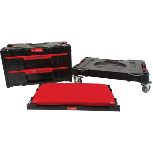 3-Piece Arx&reg; Dolly with Swivel Casters Set, 23-1/10" x 15" x 13-2/5", Black Kelford