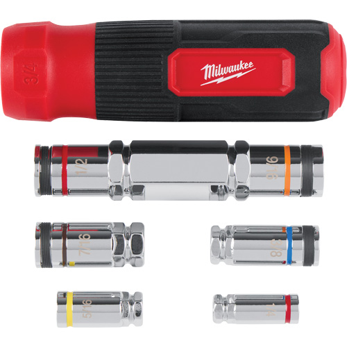 Tournevis multi-&eacute;crous HOLLOWCORE 7-en-1, 9-9/100" lo, Magn&eacute;tique Kelford