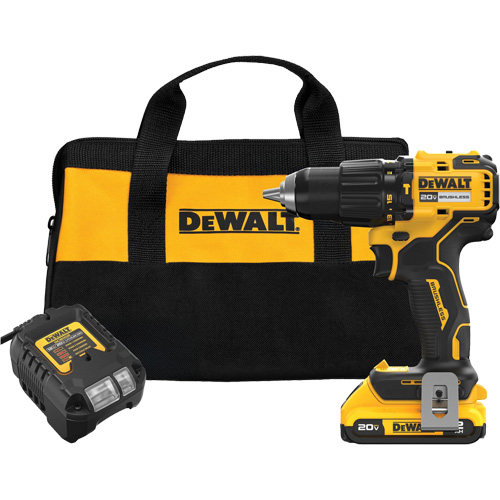 MAX* Brushless Cordless Hammer Drill Kit, Lithium-Ion, 20 V, 1/2" Chuck Kelford