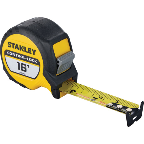 CONTROL-LOCK Tape Measure, 25 mm x 16', Imperial Graduations Kelford