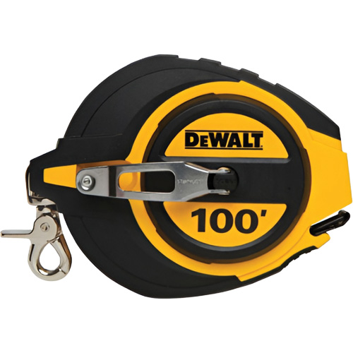 Closed Case Long Tape Measure, 100', Imperial Graduations Kelford