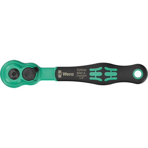 Cl&eacute; &agrave; cliquet Zyklop Comfort avec levier dinversion, Prise de 1/4", Poign&eacute;e Ergonomique Kelford