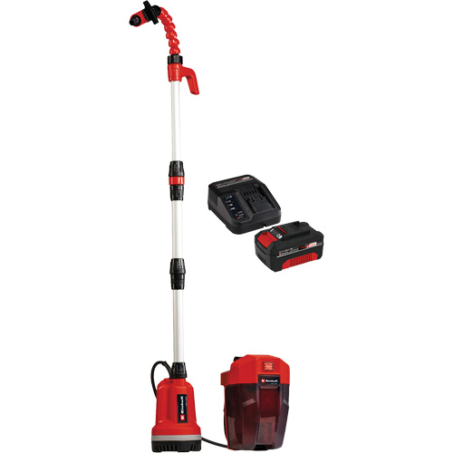 Pompe &agrave; eau propre pour baril de pluie sans fil avec batterie 4 Ah et ensemble de d&eacute;part de chargeur, 18 V, 792,5 gal./min Kelford