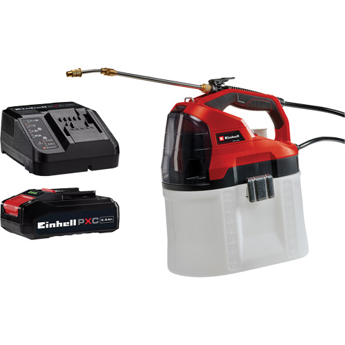 Pulv&eacute;risateur de produits chimiques sans fil 18V avec batterie 2,5 Ah et ensemble de d&eacute;part de chargeur, 253,6 oz (7,5 L) Kelford