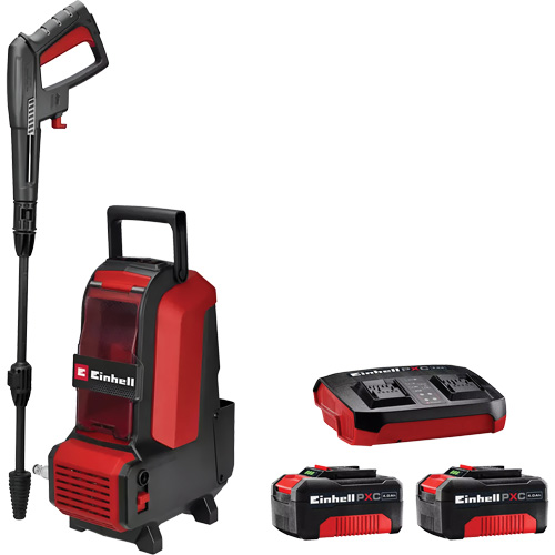 Laveuse &agrave; haute pression sans fil avec batterie 4 Ah PXC et ensemble de d&eacute;part de chargeur, &agrave; pile, 1522 psi, 1,23 gal./min Kelford