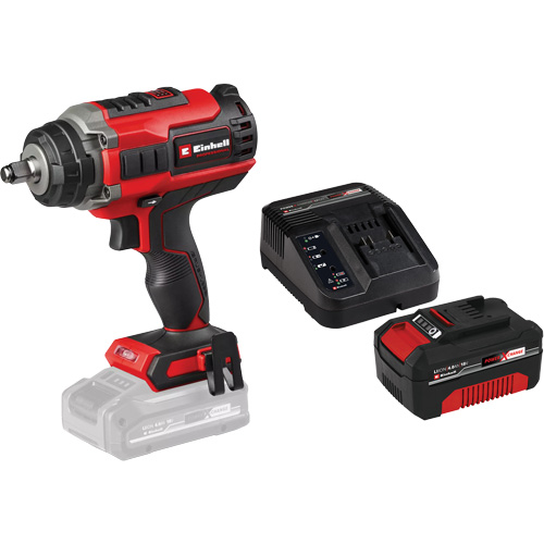 Professional Cordless Impact Wrench with 4Ah PXC Battery & Charger Starter Kit, 18 V, 1/2" Socket Kelford