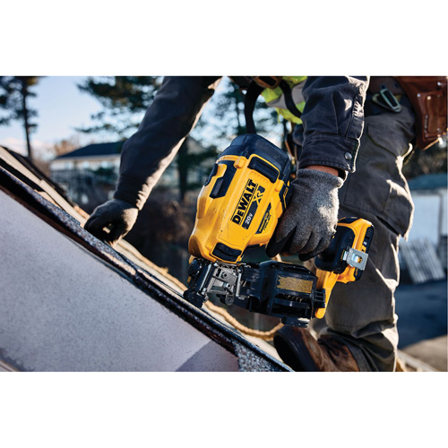 15° Cordless Coil Roofing Nailer Kit, 20 V, Lithium-Ion Kelford