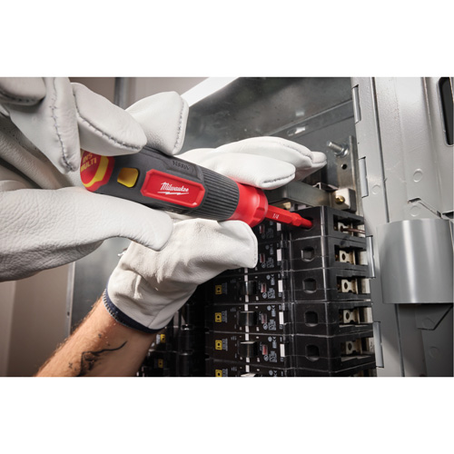 2-in-1 1000V Insulated Flip Shank Multi-Bit Screwdriver, 8-4/5" L, Cushion Grip Handle Kelford