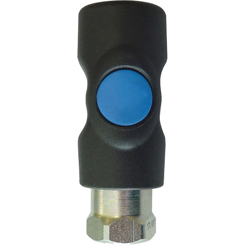 TOPQUIK S1 Industrial Quick Coupler, Polyester Composite/Stainless Steel, 1/4", Female NPT, 174 PSI Kelford