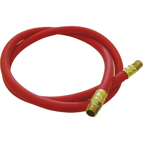 Tuyau de raccordement pour d&eacute;vidoir de tuyau, Air, Caoutchouc EDPM, 1/2" dia. x 5', 300 psi, 1/2 NPT Kelford