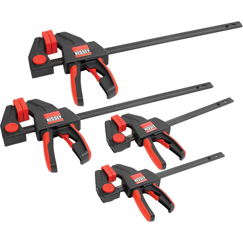 4-Piece Medium & Large Trigger Clamps Set, 12" (304.8 mm)/6" (152.4 mm) Kelford