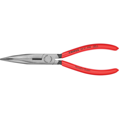 Long Nose 40° Angled Pliers with Cutter, 8" L Kelford