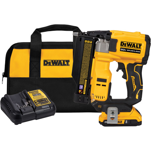 ATOMIC COMPACT SERIES Brushless Cordless 23 Ga. Pin Nailer Kit, 20 V, Lithium-Ion Kelford