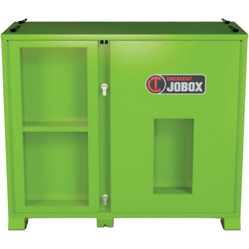 Ventilated Onsite PPE Storage Cabinet, Steel, High-Visibility Lime Green Kelford