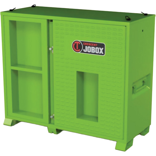 Ventilated Onsite PPE Storage Cabinet, Steel, High-Visibility Lime Green Kelford