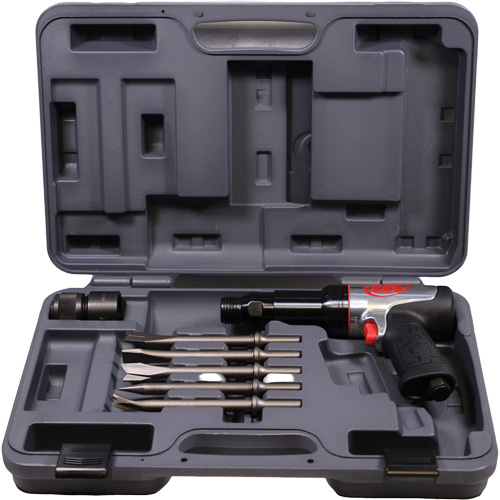 Marteau pneumatique robuste avec burins, 21,8 pi³/min, 1/4" NPT, 2600 coups/min, 3/4" x 3-3/4" (19,05 mm x 95,25 mm) Kelford