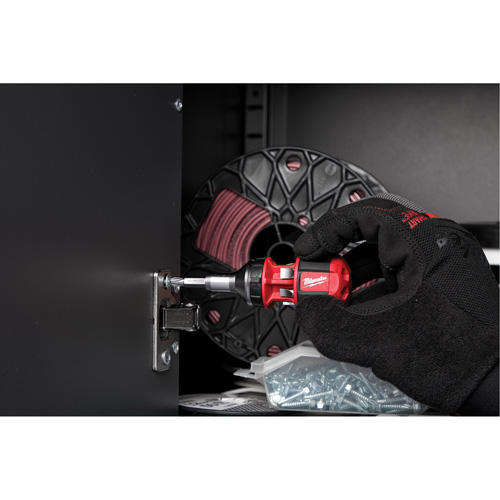 8-in-1 Compact Ratcheting 1/4" Drive Multi-Bit Driver, Cushion Grip Handle Kelford