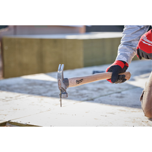 Milled Face Framing Hammer, 23 oz., Wood Handle Kelford