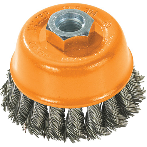 Wire Cup Brush, 3" Dia. x 5/8"-11 Arbor Kelford