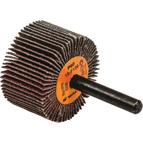 Disques &agrave; lamelles - Meules &agrave; lamelles Coolcut, Oxyde d'aluminium, Grain 60, 1-1/2" x 1" x 1/4" Kelford