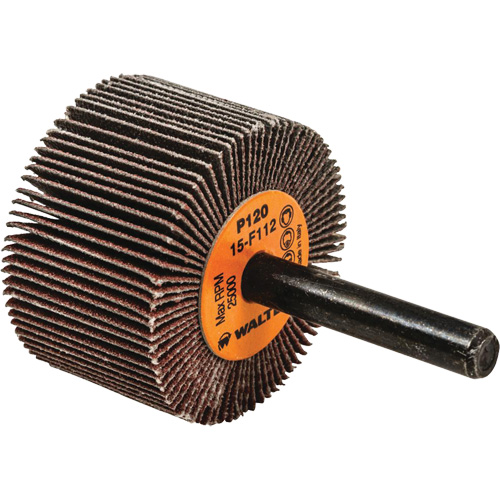 Disques &agrave; lamelles - Meules &agrave; lamelles Coolcut, Oxyde d'aluminium, Grain 120, 1-1/2" x 1" x 1/4" Kelford