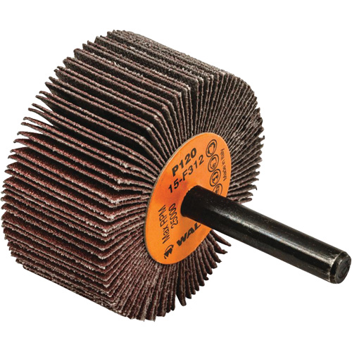 Flap Wheels-Coolcut Flap Wheels, Aluminum Oxide, 120 Grit, 2" x 1" x 1/4" Kelford