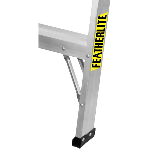 Industrial-Duty Sawhorse, 2' H x 31.9375" W x 23.50" D, 300 lbs. Capacity, Aluminum Kelford