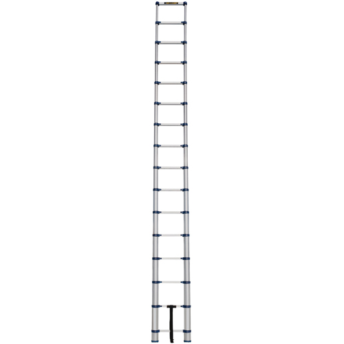 Telescopic Ladder, 3' - 15.5', Aluminum, 250 lbs. Capacity, Type 1 Kelford