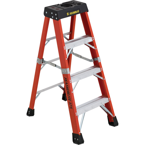 Industrial Extra Heavy-Duty Stepladders (6800 AA Series), 4', Fibreglass, 375 lbs. Capacity, Type 1AA Kelford