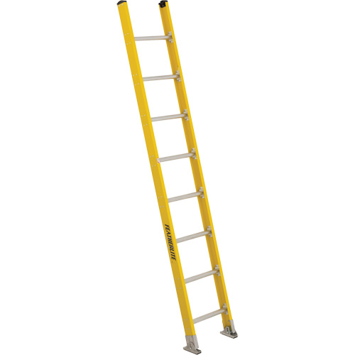 Industrial Extra Heavy-Duty Straight Ladders (5600 Series), 8', Fibreglass, 375 lbs., CSA Grade 1AA Kelford