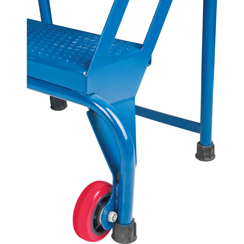 Portable Folding Ladder, 2 Steps, Perforated, 20" High Kelford