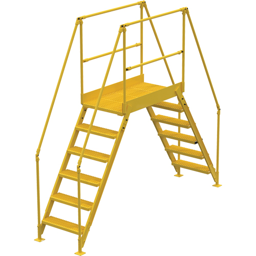 &eacute;chelles de liaison, 116" Port&eacute;e hors tout, 60" ha x 48" p, 24" Largeur de la marche Kelford