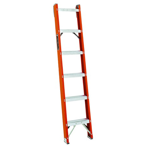 FH1000 Series Industrial Heavy-Duty Shelf Ladders, 6', Fibreglass, 300 lbs., CSA Grade 1A Kelford