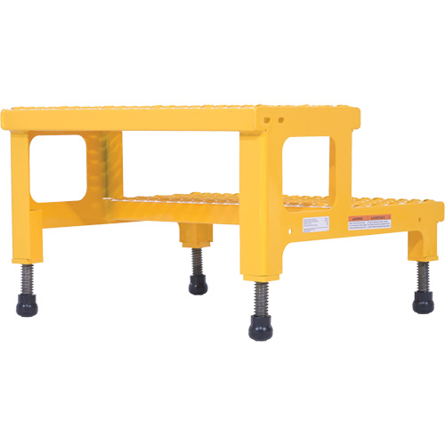 Plate-forme ajustable Step-Mate, 2 marche(s), 23-13/16" la x 22-7/8" lo x 15-1/4" h, Capacit&eacute; 500 lb Kelford