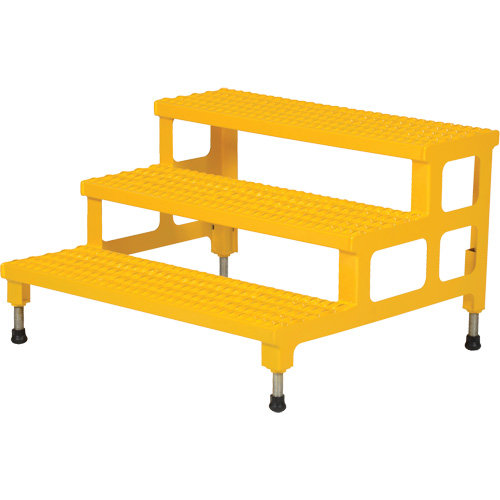 Plate-forme ajustable Step-Mate, 3 marche(s), 36-3/16" la x 33-7/8" lo x 22-1/4" h, Capacit&eacute; 500 lb Kelford