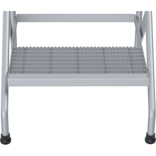 Escabeau en aluminium, 2 marche(s), 22-13/16" la x 24-9/16" lo x 20" h, Capacit&eacute; 500 lb Kelford