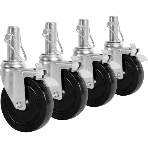 Set of Casters for Scaffolding Kelford