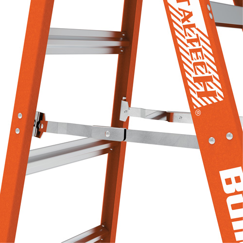 Step Ladder, 6', Fibreglass, 375 lbs. Capacity, Type 1AA Kelford
