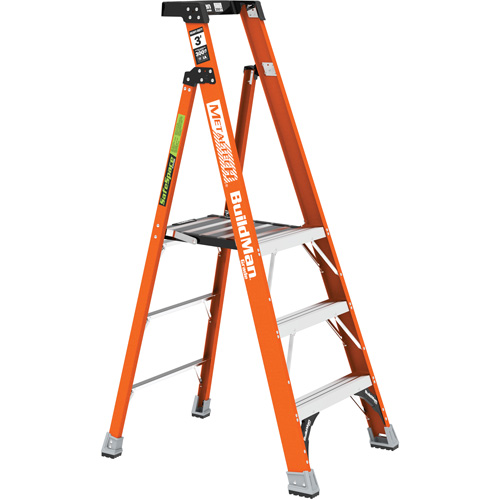 Safespace Platform Step Ladder, 3', 300 lbs. Cap. Kelford