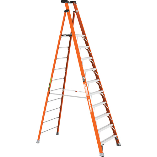 Safespace Platform Step Ladder, 10', 300 lbs. Cap. Kelford