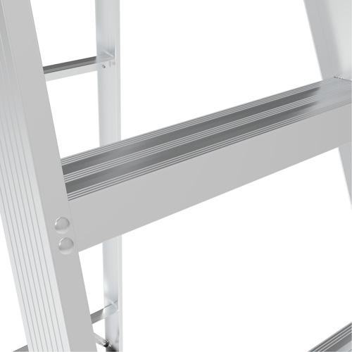 Step Ladder, 10', Aluminum, 225 lbs. Capacity, Type 2 Kelford