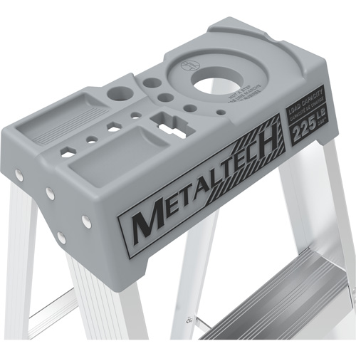 Step Ladder, 10', Aluminum, 225 lbs. Capacity, Type 2 Kelford