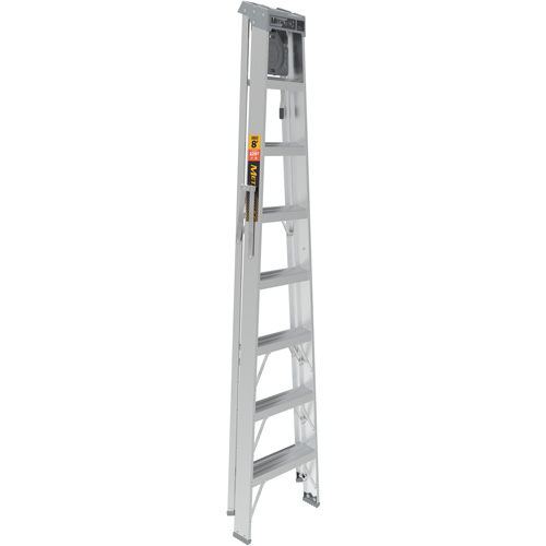 Step Ladder with Paint Tray, 8', Aluminum, 225 lbs. Capacity, Type 2 Kelford