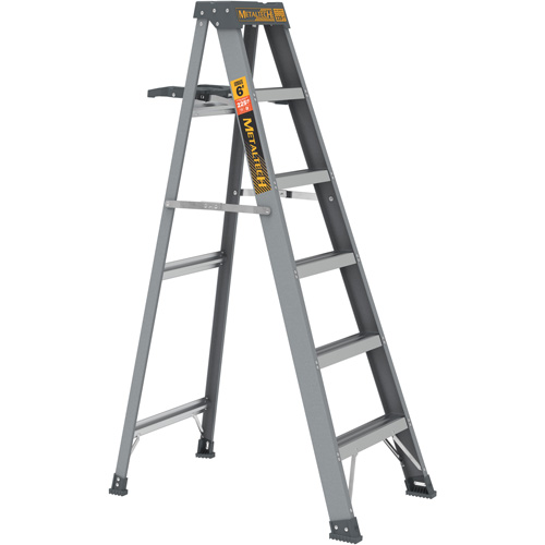 Step Ladder with Paint Tray, 6', Fibreglass, 225 lbs. Capacity, Type 2 Kelford