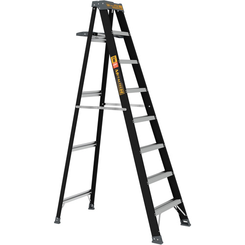 Step Ladder with Paint Tray, 8', Fibreglass, 250 lbs. Capacity, Type 1 Kelford