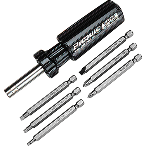 Sixpac Plus Multi-Bit Screwdrivers Kelford