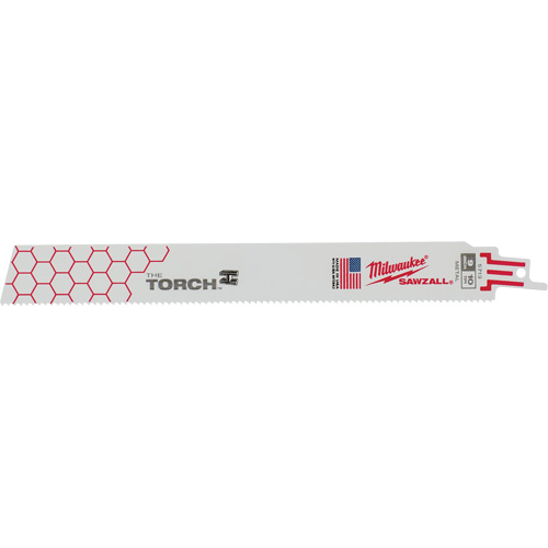 Lames The Torch Sawzall, Bim&eacute;tal, 10 Dents par pouce, 9" lo x 1" la Kelford