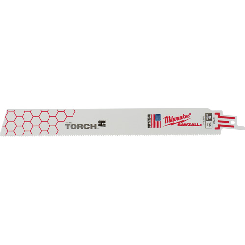 Lame The Torch Sawzall, Bim&eacute;tal, 14 Dents par pouce, 9" lo x 1" la Kelford