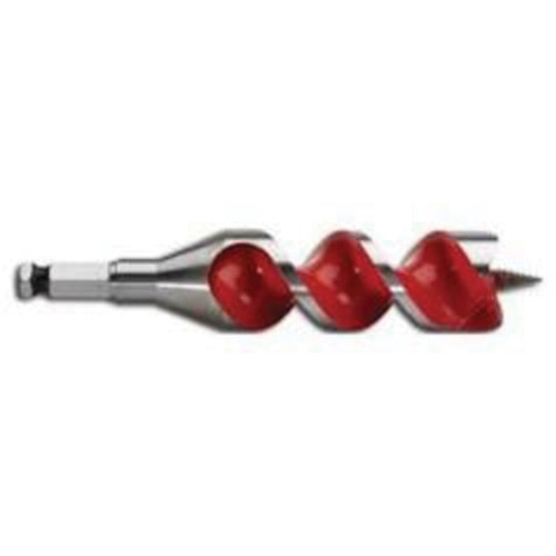 Ship Auger Drill Bit, 1-3/8" Diameter, 4" Flute, 7/16" Hex Shank Kelford
